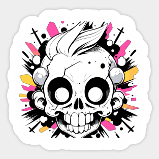 zombie boy Sticker